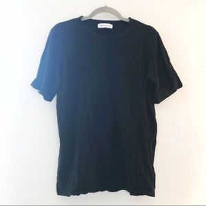 Legoe Heritage Maternity Tee Black Short Sleeves Crew Neck Sz 1 (US 4/6) EUC